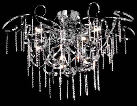 crystal spheres C Montatura cromo con sfere cristallo Chrome mounting with crystal