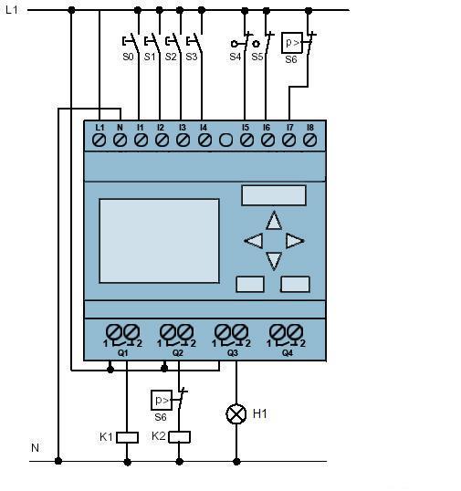 5.1 Schema tecnologico Lo schema tecnologico qui rappresentato comprende il cablaggio per la realizzazione del compito.