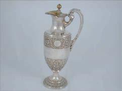 Silverplated, composed of coffee pot, tea pot, sugar bowl, milk jugs.