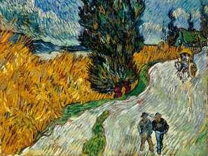 A Van Gogh, uno dei tre fili narrativi principali della mostra, viene dedicato