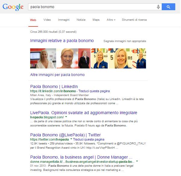 Personal Branding Il tuo Google CV Hai mai cercato il tuo nome su Google? Sai cosa appare nella prima pagina dei risultati della ricerca?