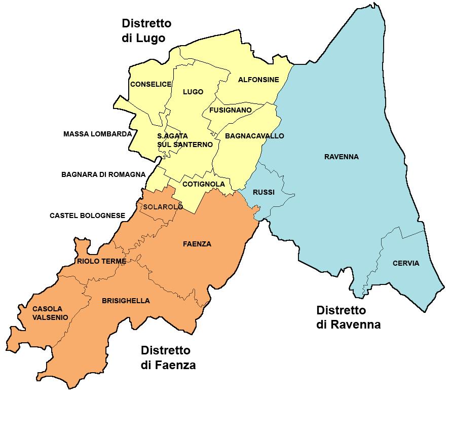 AUSL DI RAVENNA 389.508 abitanti 24,3% >= 65 anni 12,5% >=75 anni Distretti sanitari (% fragilità) FAEN RAVEN LUGO % ZA % NA % 65-74 anni 646 5,6% 549 5,9% 1.