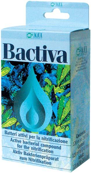 Bactiva Trattamento acqua Bactiva Batteri attivi selezionati per la scomposizione ottimale delle sostanze nocive in acquario d acqua dolce e marino.