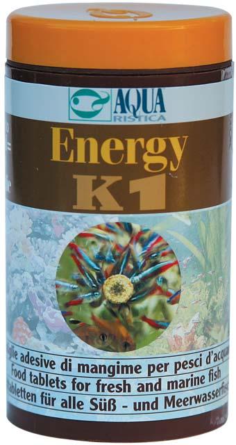 Cos é Energy K1 è un mangime completo per tutti i pesci che si nutrono sul fondo e gli invertebrati.