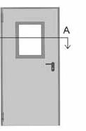 PORTE SU MISURA PORTE TAGLIAFUOCO SPECCHIATURE Su ordinazione le porte possono essere provviste di specchiature fisse in versione tagliafuoco o multiuso o griglie di aerazione in versione solo