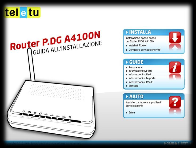 2. Visualizzerai una schermata di Guida all