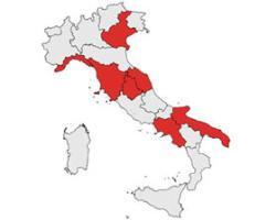 Regionali 2015 Nella mappa sono rappresentate le regioni al voto nel prossimo turno elettorale del 31 maggio 2015.