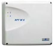 qualsiasi centrale. RPT WS permette di ritrasmettere il segnale dei sensori aumentando le prestazioni del sistema.