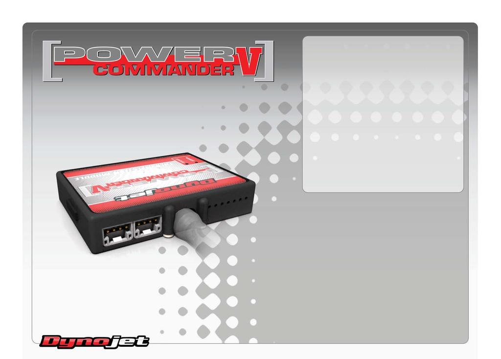 LISTA DELLE PARTI Yamaha T-Max 530 2012 Istruzioni di Installazione 1 Power Commander 1 Cavo USB 1 CD-Rom 1 Guida Installazione 2 Adesivi Power Commander 2 Adesivi Dynojet 2 Striscia di Velcro 1