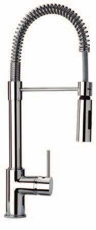 Firenze 2587 Miscelatore monocomando lavello doccione industriale Single lever sink mixer for industrial kitchen -