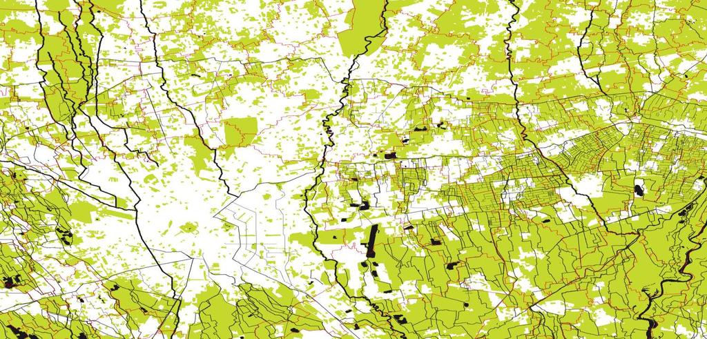 Frammenti di luoghi, stanze agricole e spazi aperti urbani <- Parco di Monza Area agricola Cascinazza -> <- Parco San Maurizio al Lambro Parco Adriano -> Aree agricole C.