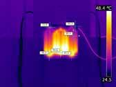 Si può notare come la difformità della temperatura sia inferiore