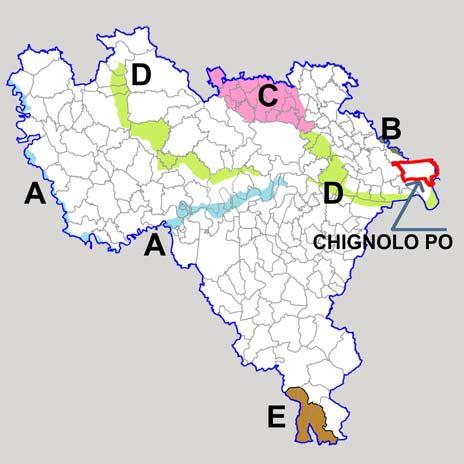 Il PTCP definisce definiti gli ambiti che, per estensione e collocazione geografica, per rapporto di reciprocità strutturale, percettiva, storico-culturale o naturalistico ambientale, costituiscono