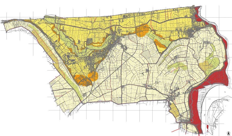 La zona di tutela assoluta dei pozzi ad uso idropotabile gestiti dal C.A.P. Milano (R=10 m), definita ai sensi del D.Lgs. n. 258/00 e della D.G.R. n. 6/15137/1996.