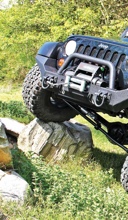 preparazioni Jeep Wrangler Rubicon JK Unlimited 2.8 CRD telaio e sospensioni Il punto forte di questa elaborazione è nelle sospensioni e nell aumentata escursione delle ruote.