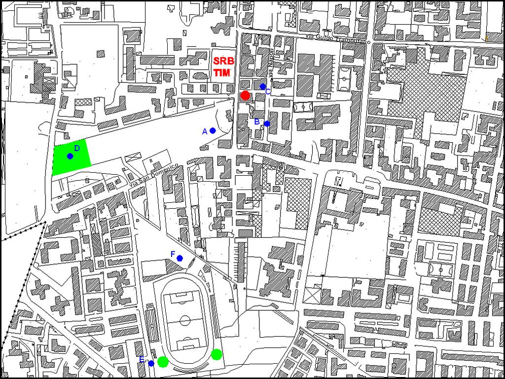 Elaborato grafico della zona interessata contenente le sorgenti di campo