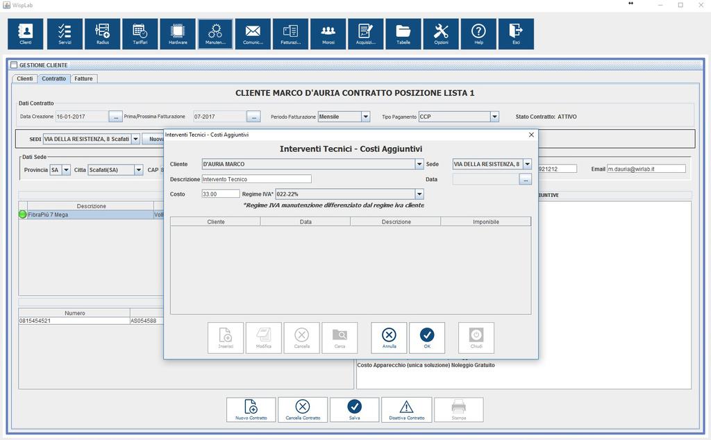 A chi si rivolge il software WispLab? WispLab, sviluppato dalla WirLab è una soluzione ideale per tutti gli operatori del settore delle telecomunicazioni e servizi ICT.