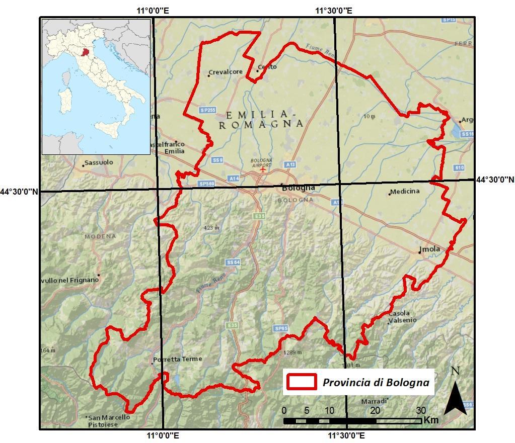 Area di studio Provincia di Bologna (3.