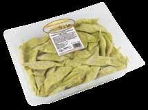 pasta ripiena Pansoti al pesto Valdivara Ingredienti: pesto nella sfoglia, fagiolini, patate, ricotta, grana Forma: triangolo 1500 gr Codice 1RMC4030 1RMC400 Pansoti al pesto