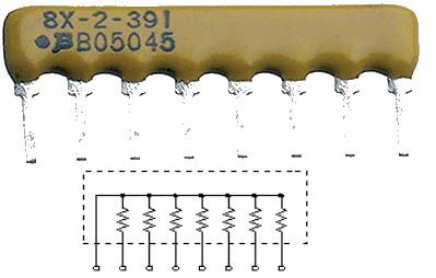 Ingresso logico 0 E' consigliabile, onde evitare malfunzionamenti a causa delle correnti interne alla porte logiche, utilizzare resistori inferiori a 1 Kohm per connessioni pull-down, maggiori di