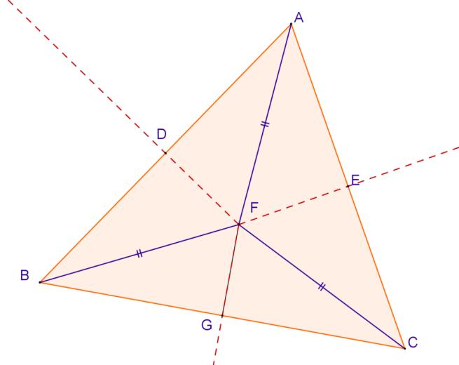 La circonferenza e i poligoni inscritti e circoscritti, Poligoni inscritti e circoscritti, I punti notevoli di un triangolo I punti notevoli di un triangolo Si definiscono punti notevoli di un