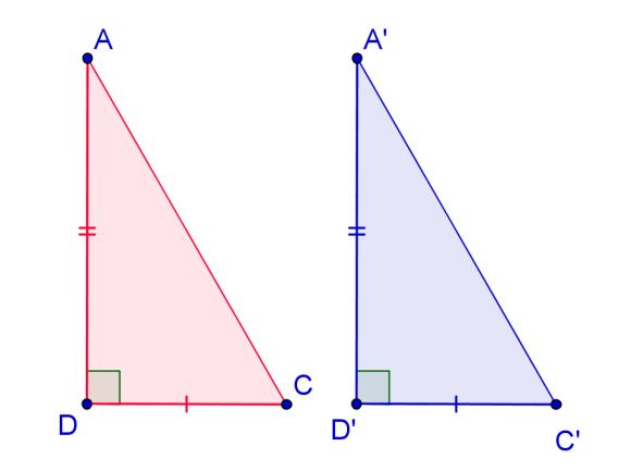 Il piano euclideo, Rette perpendicolari e parallele, rette parallele Congruenza e triangoli rettangoli Utilizzando i criteri di congruenza studiati si possono determinare i criteri di congruenza dei