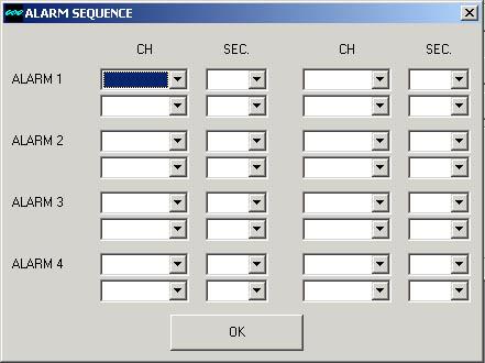 - Record Questo menu consente di impostare i cinque programmi di registrazione articolandosi sulle tre modalità a disposizione.