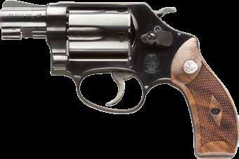 Logo marchio I revolver compatti di Smith & Wesson La diffusione delle pistole semiautomatiche, in particolare polimeriche, non ha in alcun modo scalfito la diffusione del revolver compatto come arma
