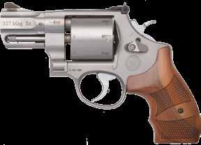 357 Magnum 627 Canna di 5 pollici con carenatura inferiore rastremata, scatto match con triggerstop, cane a cresta accorciata, mirino Patridge con riferimento in similoro, tamburo a 8 colpi,