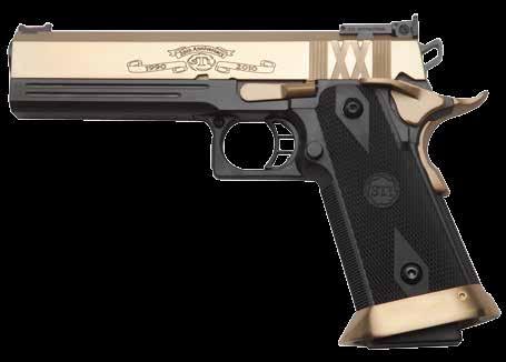 45 ACP 1911 TARGETMASTER La Targetmaster è disponibile anche con canna di 6 pollici e speciale tacca di mira regolabile