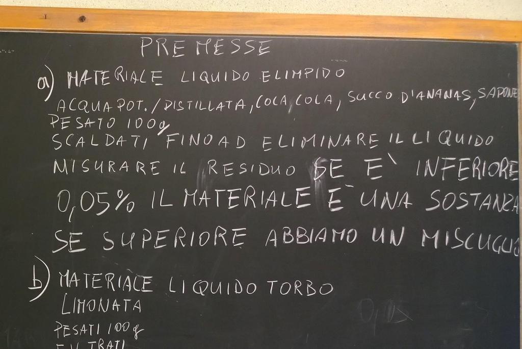 Definizione e condivisione del metodo di separazione