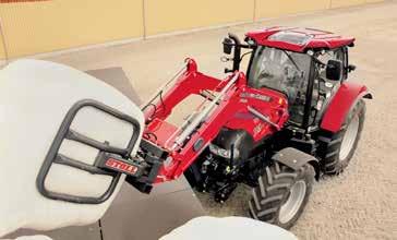 I trattori Case IH Maxxum escono dalla fabbrica già predisposti per il caricatore frontale e sono progettati per operare come sistema con quattro modelli di caricatore Case IH: LRZ 100, LRZ 120, LRZ