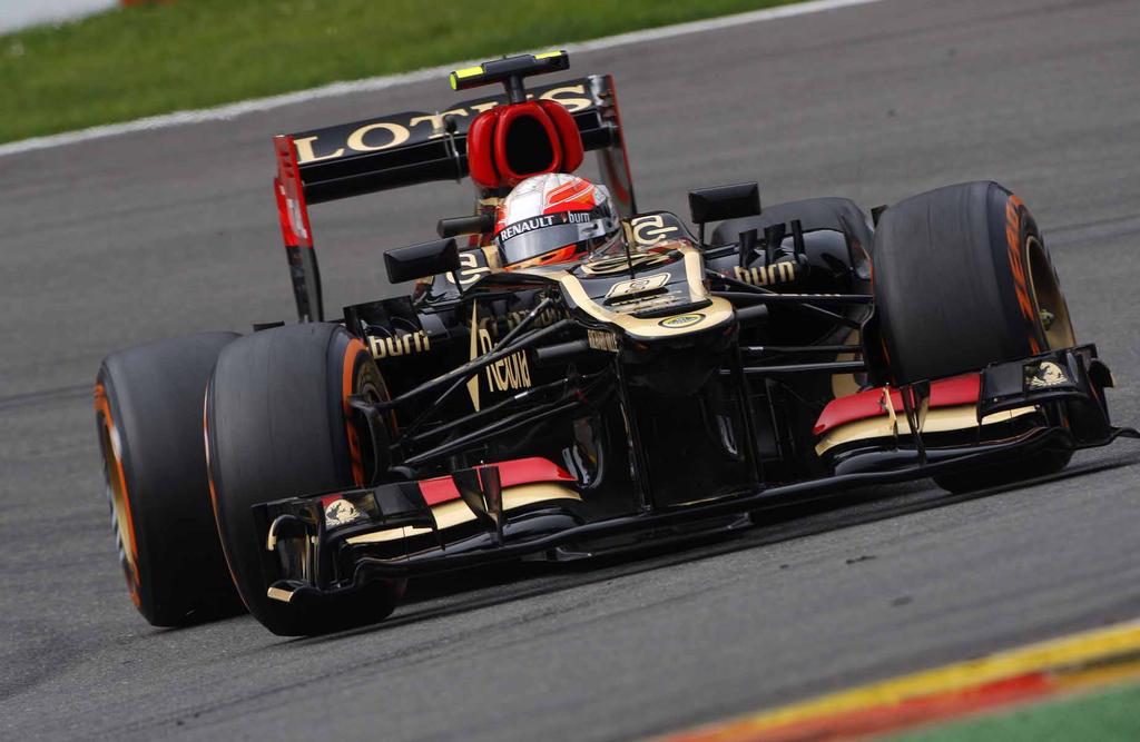 FORMULA 1 GP BELGIO Antonio Caruccio Una delle peggiori gare dell anno per il team Lotus.