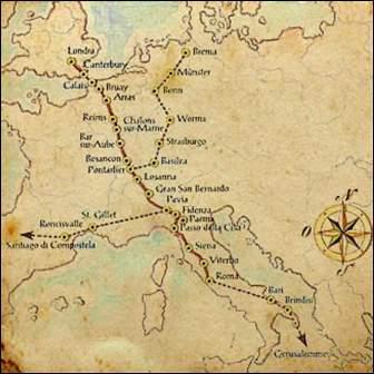 L ANTICA VIA IN CAMMINO VERSO ROMA E GERUSALEMME, CENNI STORICI Anticamente le vie Francigene erano molteplici e si chiamavano così perché si snodavano nel territorio dominato dai Franchi.