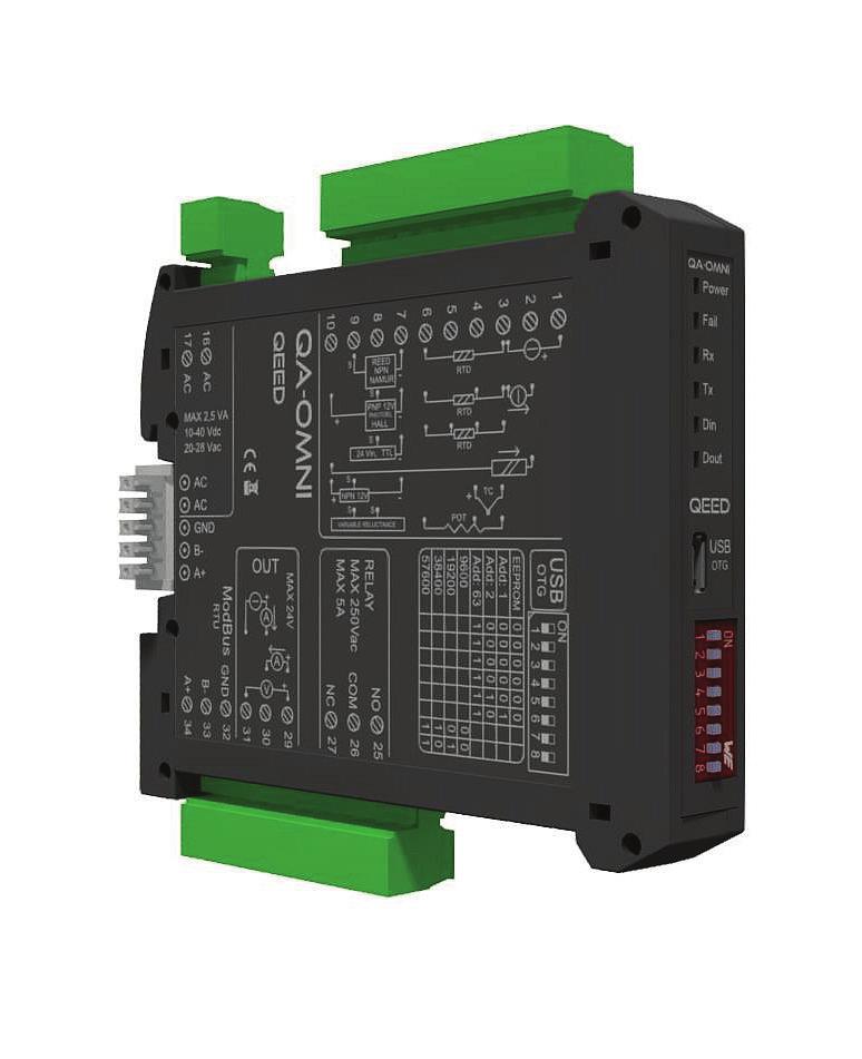 CONVERTITORI DI SEGNALE ISOLATI MODULI MULTICANALI I/O SLAVE MODBUS QA QEED propone diverse soluzioni per le Vostre esigenze di