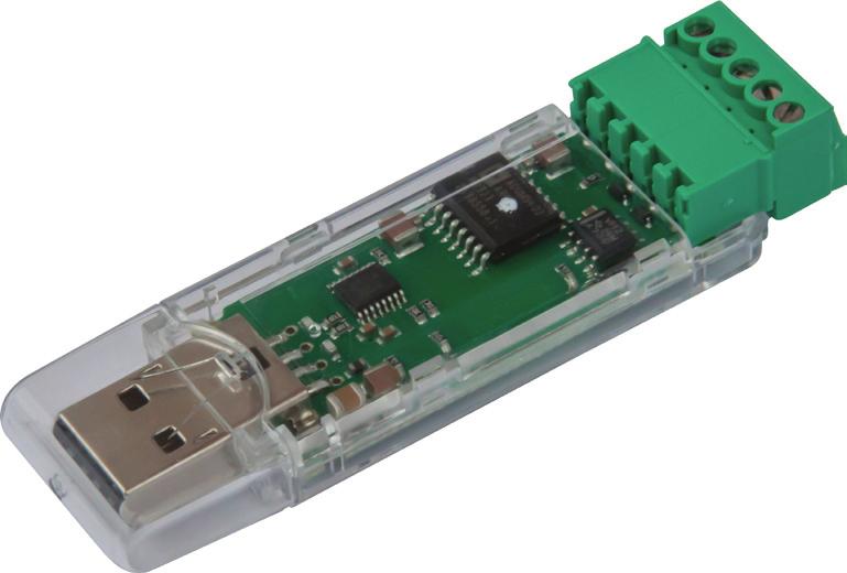 CONVERTITORE SERIALE ISOLATO RS485-USB Q-USB485 Il Q-USB485 è un convertitore seriale USB/RS485 isolato galvanicamente a 2,5kV, utilizza un chip USB FTDI.