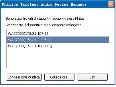 B1 Installazione e avvio di WADM 1 2 3 4 5 Inserire il CD per il PC. Selezionare la lingua desiderata e accettare i termini della licenza.