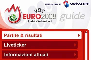 Guida di Swisscom a UEFA EURO 2008 TM 14 I tifosi di tutto il mondo possono ricevere informazioni aggiornate su UEFA