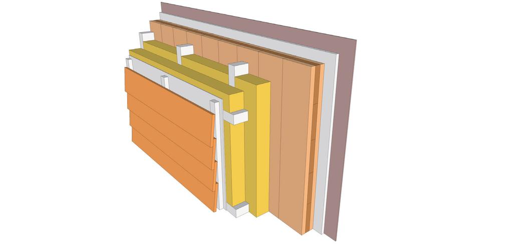 ELEMENTO COSTRUTTIVO TESTATO PER QUANTO RIGUARDA LE CARATTERISTICHE FISICO-COSTRUTTIVE: PARETE ESTERNA KLH BiosLehm 02 AW13.