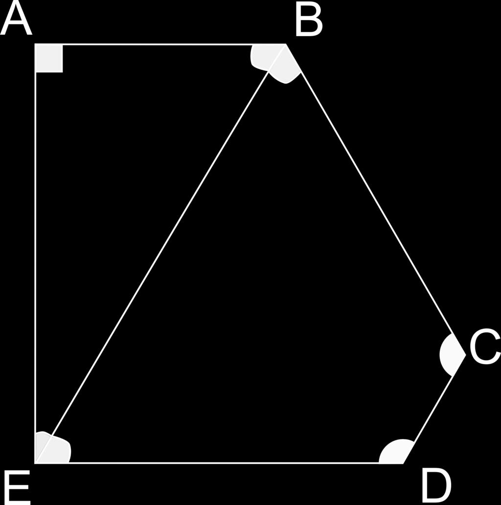 Figure 1: Costruzione Figure : Costruzione Si ha pertanto che il trapezio è isoscele e pertanto BC = ED =.