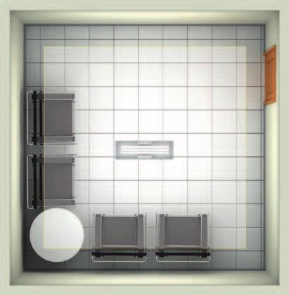 di 1lux sul pavimento, lungo la linea centrale della via di fuga. bbsulla fascia centrale, di larghezza non inferiore a metà della via di fuga stessa, l illuminamento non deve essere al di sotto di 0.