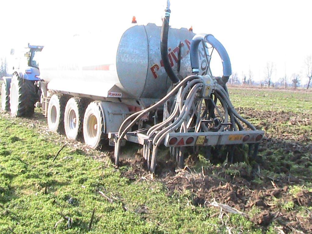 L efficienza anche col carro botte trainato Garanzia di una