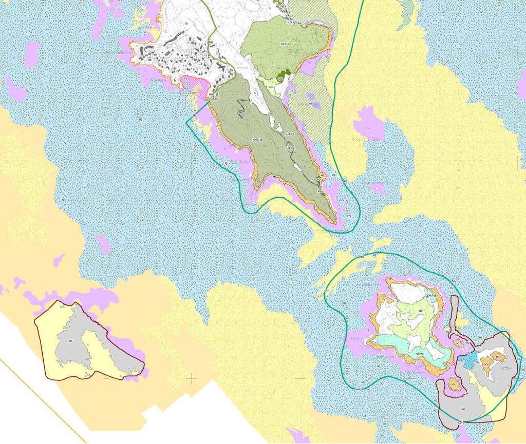 Prodotti monitoraggio: cartografia AMP Capo Carbonara, 2013. Monitoraggio PAAR MATTM, 2000.