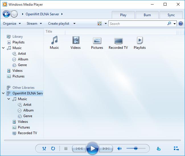 5 Condivisione dei contenuti 4 Windows Media Player si avvia.