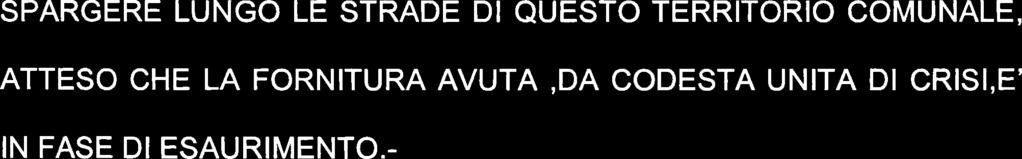 di FROSINONE Via fax 0775-884853 Via fax 0775-290333 AAAAAAAA SI RICHIEDE, CON URGENZA, LA FORNITURA DI ALTRO SALE DA