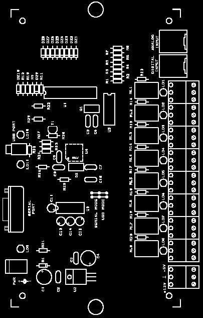 R5: 4,7 KOhm R6: 4,7 KOhm R7: 4,7 KOhm R8: 4,7 KOhm R9: 470 Ohm R10: 470 Ohm R11: 100 KOhm R12: 100 KOhm R13: 1 KOhm R14: 1 KOhm R15: 1 KOhm R16: 1 KOhm R17: 1 KOhm R18: 1 KOhm R19: 1 KOhm R20: 1