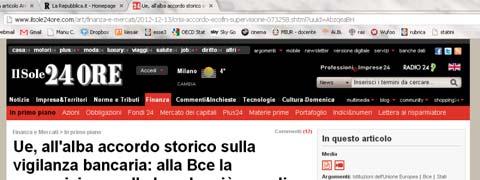 Consiglio europeo, accordo sul meccanismo di vigilanza unico Gli stati membri dell'unione si sono accordati per trasferire alla Bce il potere di vigilare direttamente su circa 150-200 banche.