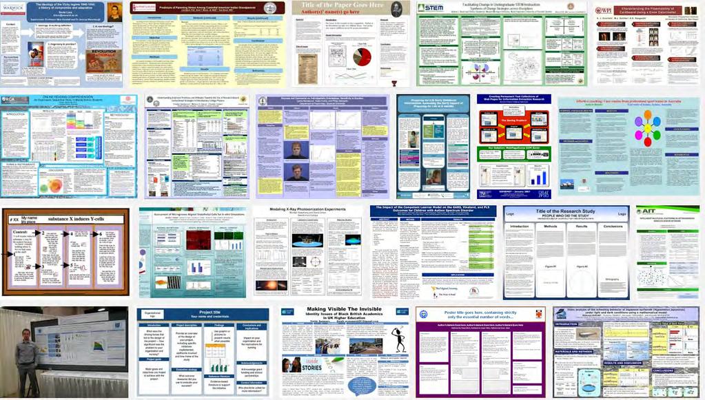 LA GRANDE SFIDA DEL POSTER CONGRESSUALE perchè uno funziona e l altro no 5 P.