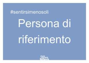 Crediamo che sia importante avere uno o più persone di riferimento al di fuori di educatori o altri operatori con cui confrontarci liberamente, anche di cose intime che non sempre riusciamo a