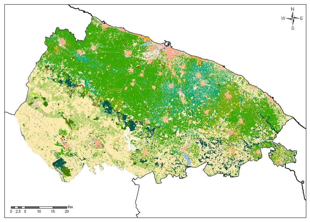 Uso del suolo nel territorio regionale - Provincia di BA Uso